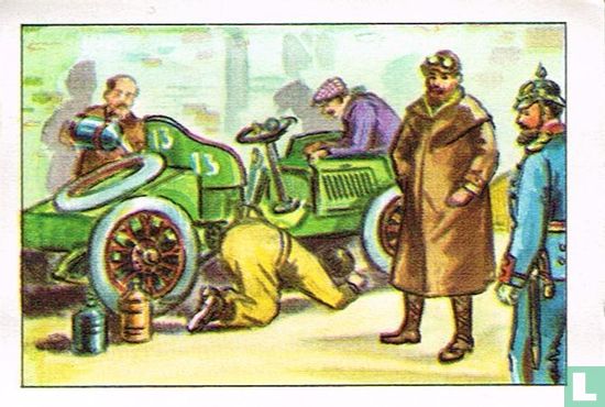 De race Parijs-Berlijn in 1901: tanken... en opknappen - Afbeelding 1