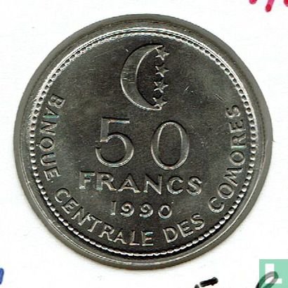 Comoren 50 francs 1990 - Afbeelding 1
