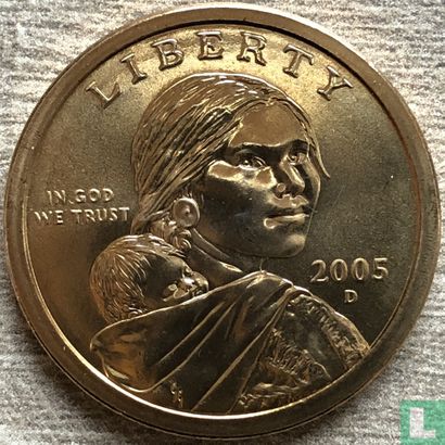 United States 1 dollar 2005 (D) - Image 1