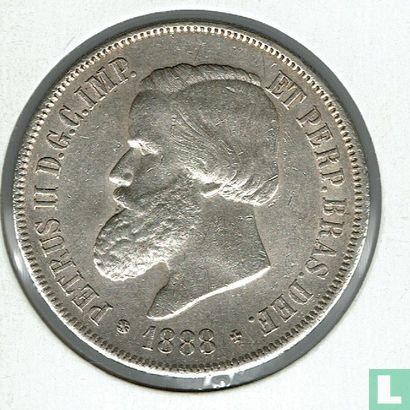 Brazilië 2000 réis 1888 - Afbeelding 1
