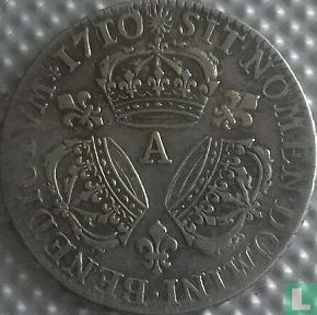 France ¼ ecu 1710 (A) - Image 1
