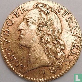 Frankrijk 1 louis d'or 1749 (W) - Afbeelding 2