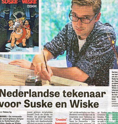 Nederlandse tekenaar voor Suske en Wiske