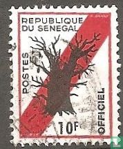 Baobab. (Officieel postzegel)