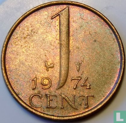 Netherlands 1 cent 1974 - Image 1