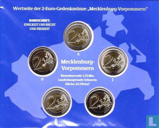 Germany mint set 2007 "Mecklenburg - Vorpommern" - Image 2