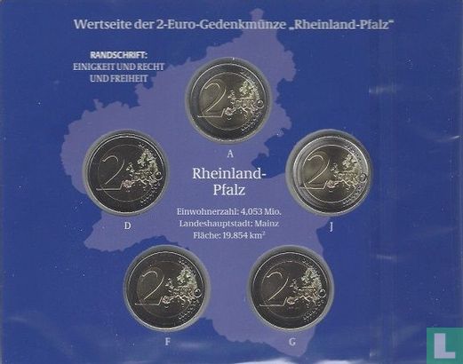 Germany mint set 2017 "Rheinland - Pfalz" - Image 2