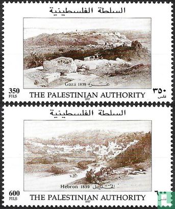 Gaza en Hebron Views in 1839