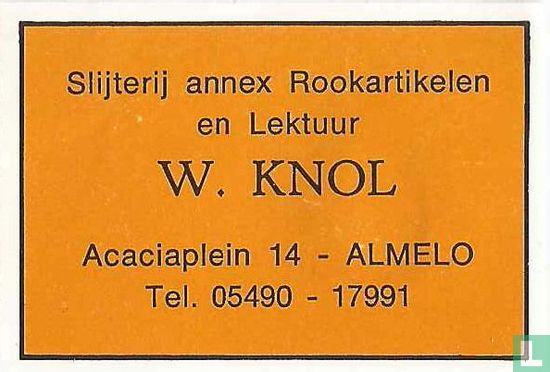 Slijterij annex Rookartikelen W.Knol 