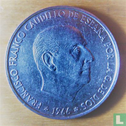 Spain 100 pesetas 1966 (70) - Image 1