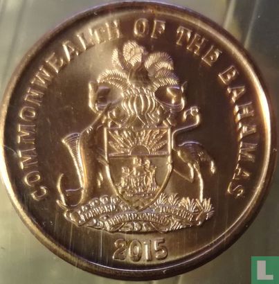 Bahamas 1 cent 2015 (zinc cuivré) - Image 1