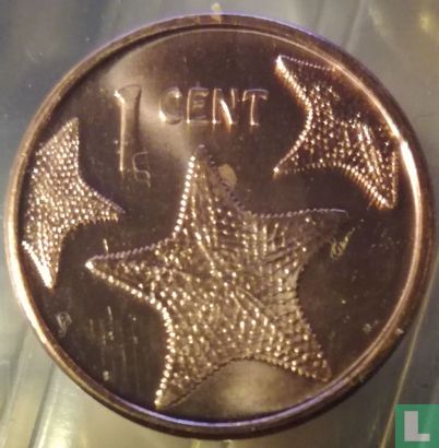 Bahamas 1 cent 2015 (copper plated zinc) - Image 2