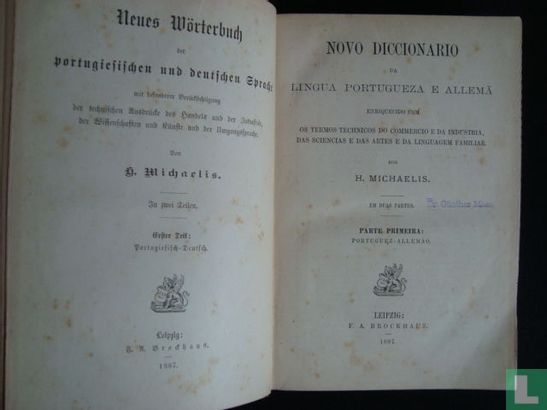 Novo Diccionario la Lingua Portugueza e Allemá - Afbeelding 3