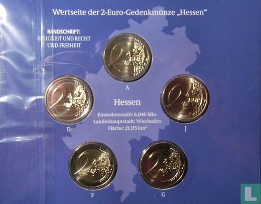 Germany mint set 2015 "Hessen" - Image 2