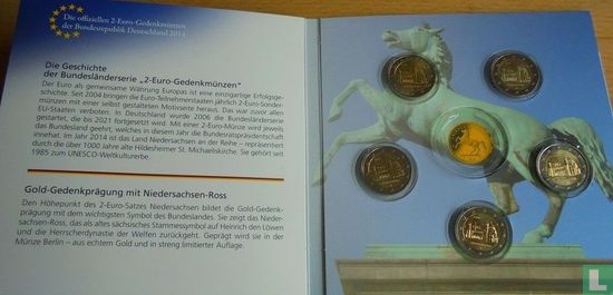 Duitsland combinatie set 2014 "Niedersachsen" - Afbeelding 2