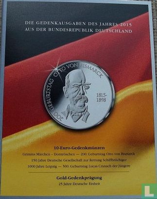 Germany mint set 2015 "Commemorative editions 2015" - Image 1