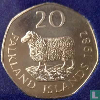 Falkland Islands 20 pence 1982 - Image 1