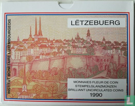 Luxemburg jaarset 1990 - Afbeelding 1