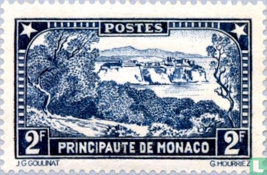 Fels von Monaco von Cap-d'Ail