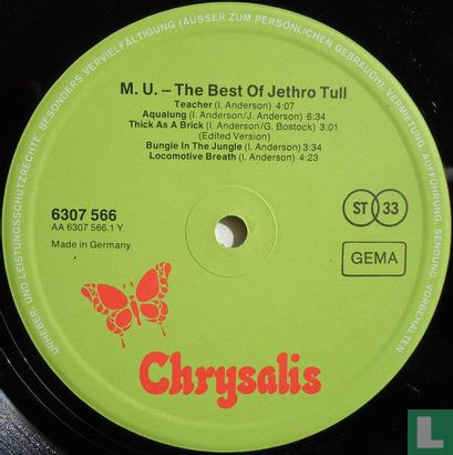 M.U.-The Best of Jethro Tull - Afbeelding 3