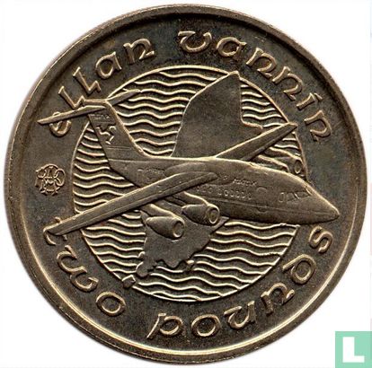Isle of Man 2 pounds 1991 (RAOB) - Image 2