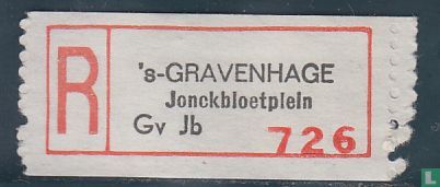 's-GRAVENHAGE Jonckbloetplein Gv Jb