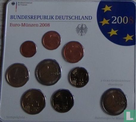 Duitsland jaarset 2008 (J) - Afbeelding 1