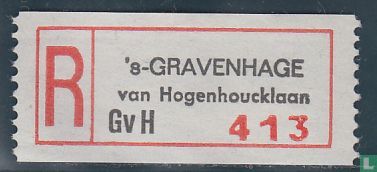 's-GRAVENHAGE van Hogenhoucklaan Gv H
