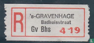 's-GRAVENHAGE Badhuisstraat Gv Bhs