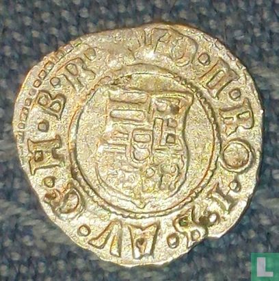 Hongrie  1 denar  1593 - Image 2