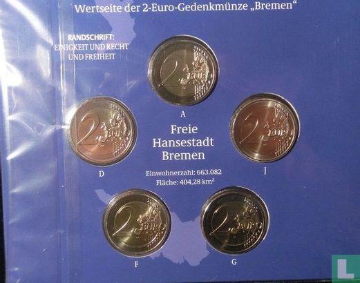 Germany mint set 2010 "Bremen" - Image 2