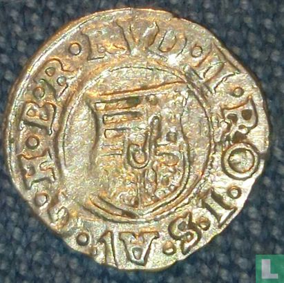 Hongarije  1 denar  1588 - Afbeelding 2