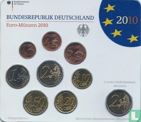 Germany mint set 2010 (D) - Image 1