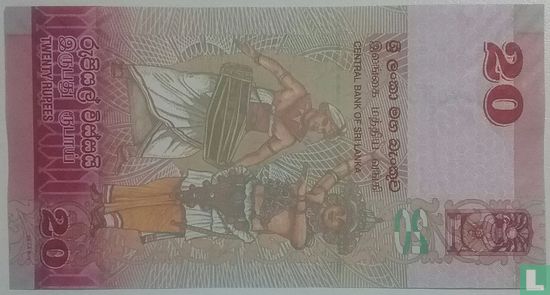 Sri Lanka 20 roupies - Image 2