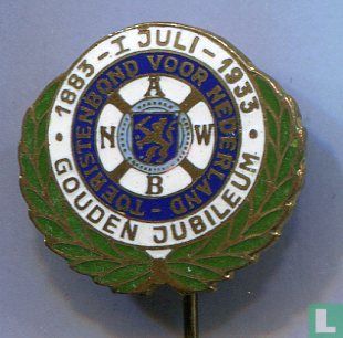 ANWB 1883- 1 Juli-1933 Gouden jubileum - Image 1