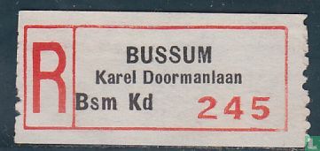 BUSSUM - Karel Doormanlaan - Bsm Kd