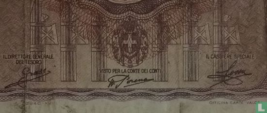Italien 5 Lire 1940 - Bild 3