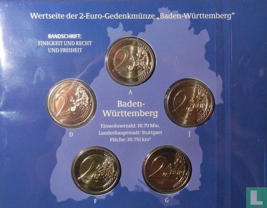 Germany mint set 2013 "Baden - Württemberg" - Image 2