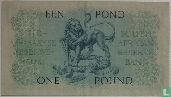 Zuid-Afrika 1 Pound 1952 - Afbeelding 2
