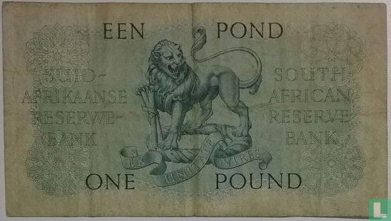 Zuid-Afrika 1 Pound 1956 - Afbeelding 2