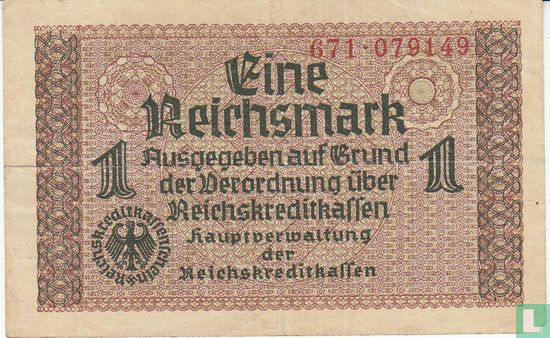 Reichskreditkassen, 1 Reichsmark ND (1939) (B) - Bild 1
