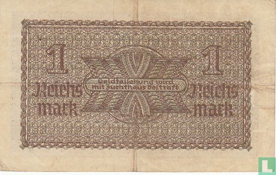 Reichskreditkassen, 1 Reichsmark ND (1939) (B) - Bild 2