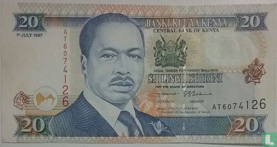 Kenya 20 Shilingi 1997 - Afbeelding 1