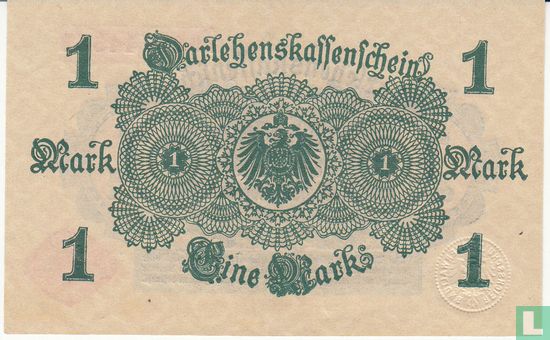 Reichsschadenverwaltung, 1 Mark 1914 (P.50 - Ros.51b) - Image 2