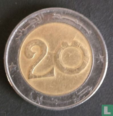 Algeria 20 dinars AH1434 (2013) - Image 2
