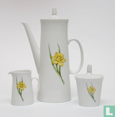 Gracia Koffieservies - Decor Daffodil - Camille Zeguers - Mosa