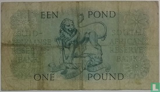 Zuid-Afrika 1 Pound 1958 - Afbeelding 2
