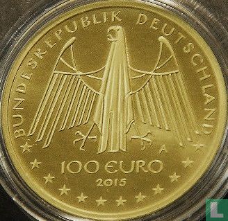 Germany 100 euro 2015 (A) "Upper middle Rhein Valley" - Image 1