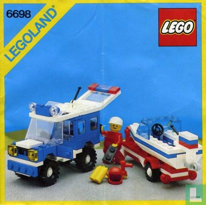 Lego 6698 RV with Speedboat