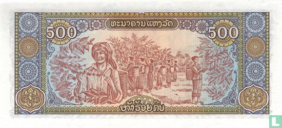 Laos 500 Kip 1988 - Afbeelding 2